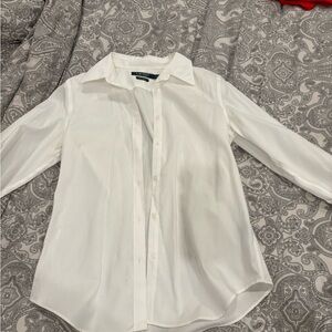 Ralph Lauren White Non-Iron Shirt
